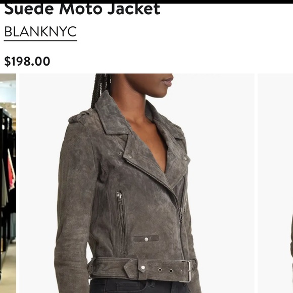 Blank NYC Suede Moto Jacket: Excellent condition! - Picture 9 of 14